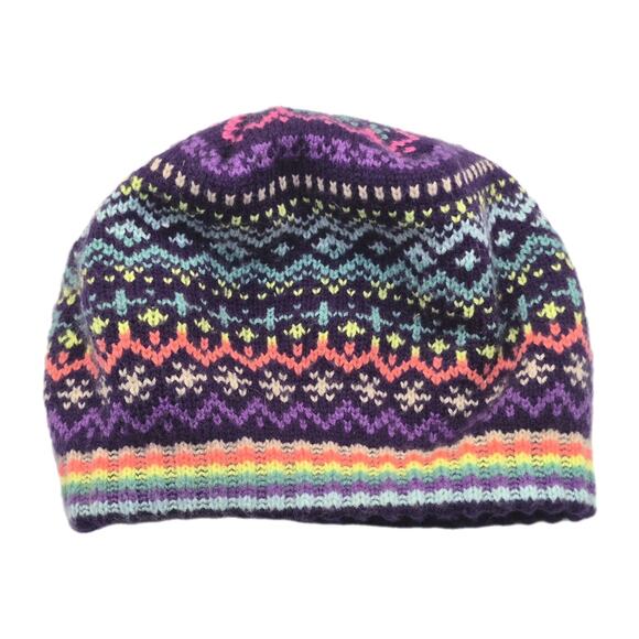 Joe Boxer Knit Beanie Snow Cap Nordic Design Acrylic Adult One Size - Picture 1 of 8